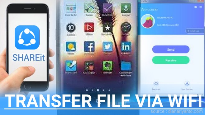 Tutorial Transfer File via Wifi di BlackBerry Venice Menggunakan ShareIt Versi Baru