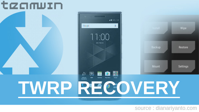 Install TWRP BlackBerry Motion Tanpa Komputer